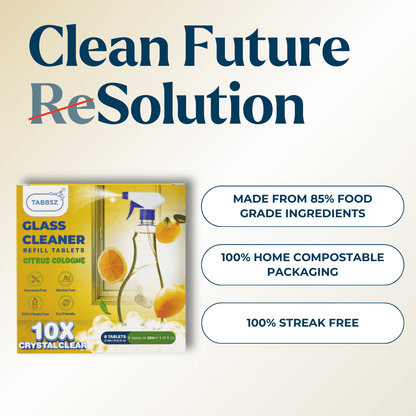 Glass Cleaner - Pack of 32 - Makes 270.4 fl.oz