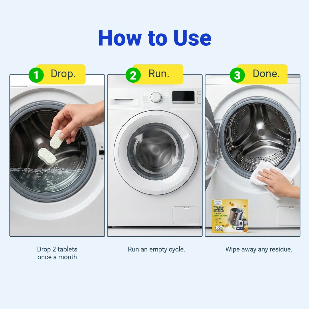 Washing Machine Descaler - Citrus Cologne