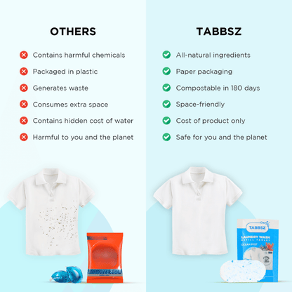 TABBSZ LAUNDRY WASH - ASSORTED PACK - Tabbsz store- Assorted Packs / pack of 8 - wk_wallet
